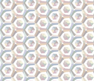 Geometrik süslemeli vektör deseni. Kusursuz tasarım dokusu 