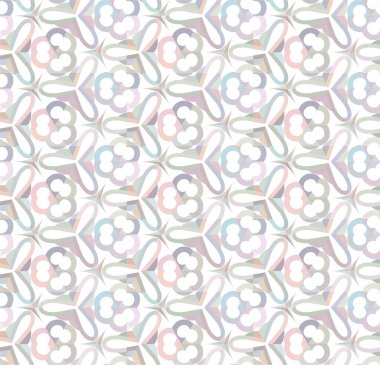 Geometrik süslemeli vektör deseni. Kusursuz tasarım dokusu.
