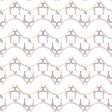 Soyut geometrik şekilli kusursuz desen