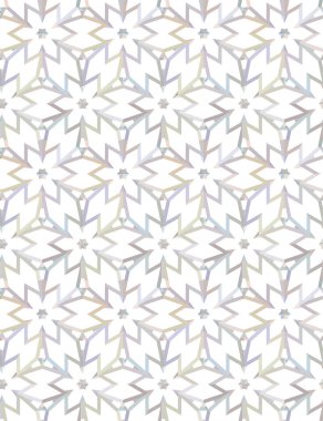 Geometrik süslemeli kusursuz desen. vektör illüstrasyonu