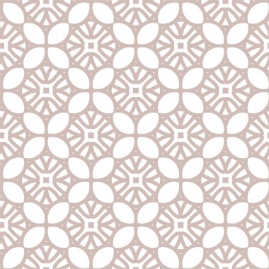 Geometrik yinelenen süs vektör deseni. Pastel tonları olan kusursuz tasarım dokusu