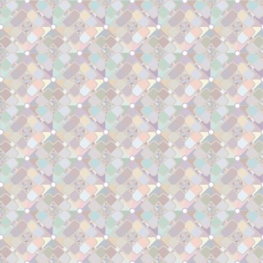 Soyut geometrik şekilli kusursuz desen