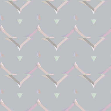 Soyut geometrik şekilli kusursuz desen