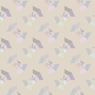 Geometrik süslemeli kusursuz desen. vektör illüstrasyonu