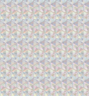 Geometrik yinelenen süs vektör deseni. Pastel tonları olan kusursuz tasarım dokusu