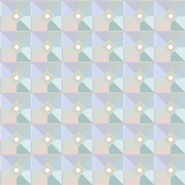 Soyut geometrik şekilli kusursuz desen