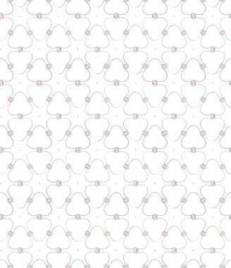 Geometrik süslemeli kusursuz desen. vektör illüstrasyonu