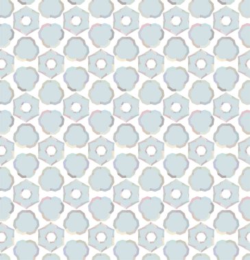 Geometrik süslemeli vektör deseni. Kusursuz tasarım dokusu 