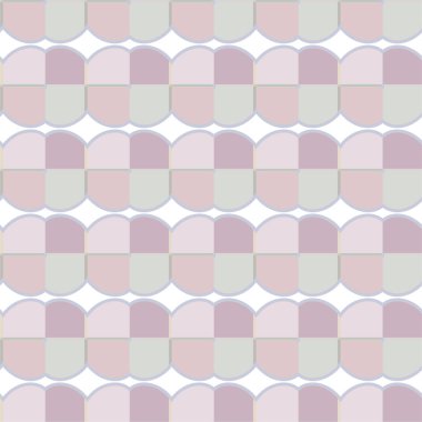 Geometrik süslemeli vektör deseni. Kusursuz tasarım dokusu 