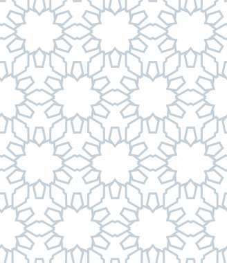 Geometrik süslemeli kusursuz desen. vektör illüstrasyonu