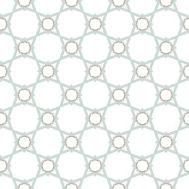 Geometrik yinelenen süs vektör deseni. Pastel tonları olan kusursuz tasarım dokusu