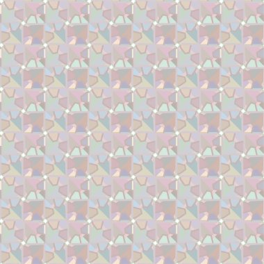 Geometrik süslemeli vektör deseni. Kusursuz tasarım dokusu