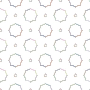Geometrik süslemeli vektör deseni. Kusursuz tasarım dokusu 
