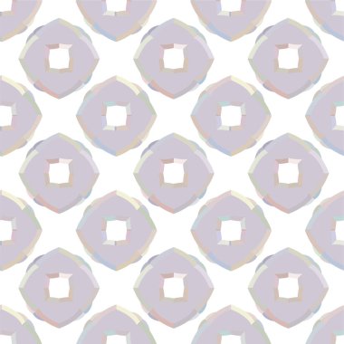 Geometrik süslemeli vektör deseni. Kusursuz tasarım dokusu.