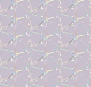 Geometrik süslemeli vektör deseni. Kusursuz tasarım dokusu 