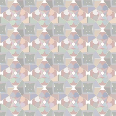 Geometrik süslemeli vektör deseni. Kusursuz tasarım dokusu.