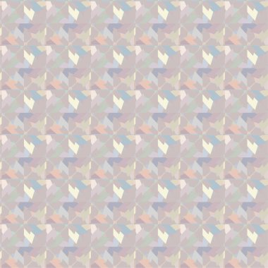 Geometrik süslemeli vektör deseni. Kusursuz tasarım dokusu 