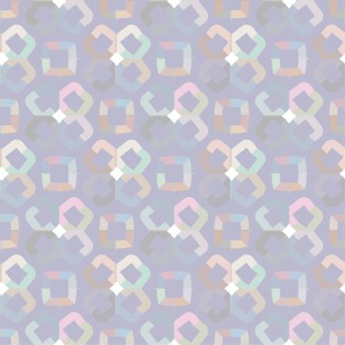 Soyut geometrik şekilli kusursuz desen