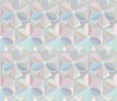 Soyut geometrik şekilli kusursuz desen