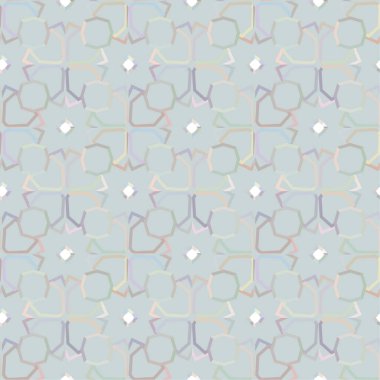 Geometrik süslemeli vektör deseni. Kusursuz tasarım dokusu 