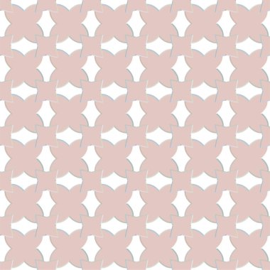 Geometrik süslemeli vektör deseni. Kusursuz tasarım dokusu 