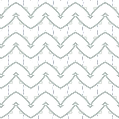 Geometrik süslemeli vektör deseni. Kusursuz tasarım dokusu 