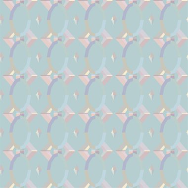 Geometrik süslemeli kusursuz desen. vektör illüstrasyonu