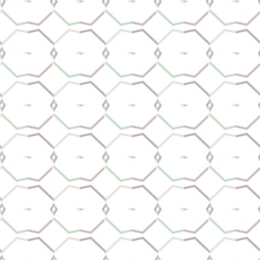 Geometrik süslemeli vektör deseni. Kusursuz tasarım dokusu