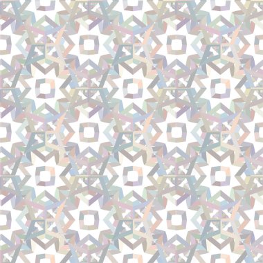 Geometrik süslemeli vektör deseni. Kusursuz tasarım dokusu