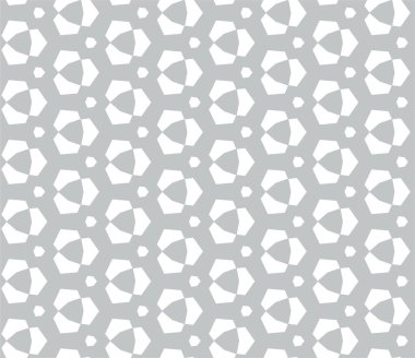 Geometrik süslemeli kusursuz desen. vektör illüstrasyonu