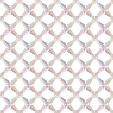 Geometrik süslemeli vektör deseni. Kusursuz tasarım dokusu 