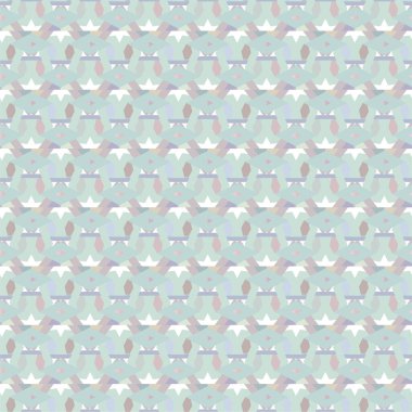 Geometrik süslemeli kusursuz desen. vektör illüstrasyonu