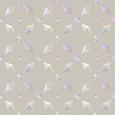 Geometrik süslemeli vektör deseni. Kusursuz tasarım dokusu.