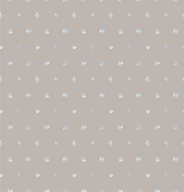 Geometrik süslemeli vektör deseni. Kusursuz tasarım dokusu 