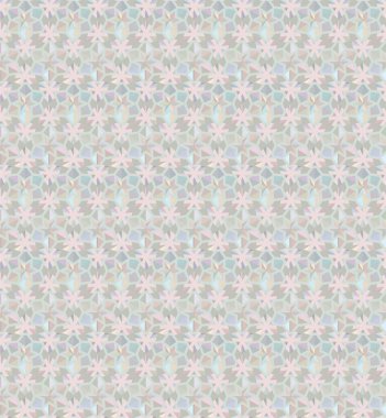 Geometrik süslemeli vektör deseni. Kusursuz tasarım dokusu