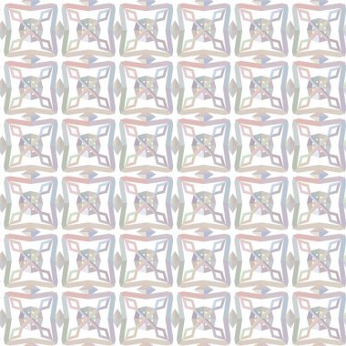 Geometrik süslemeli vektör deseni. Kusursuz tasarım dokusu 