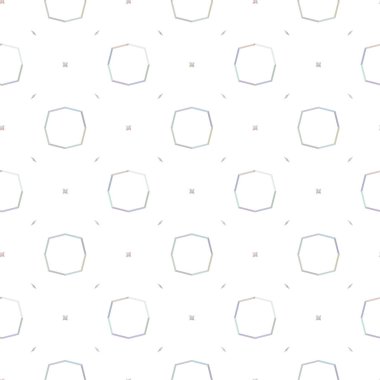 Geometrik süslemeli vektör deseni. Kusursuz tasarım dokusu.