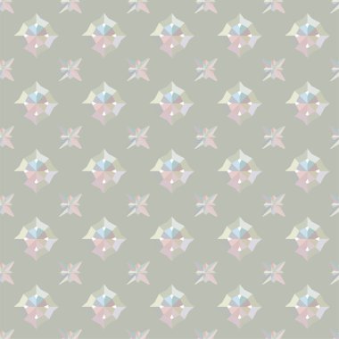 Geometrik süslemeli vektör deseni. Kusursuz tasarım dokusu 