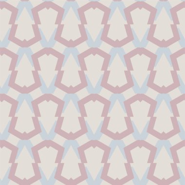 Geometrik süslemeli vektör deseni. Kusursuz tasarım dokusu.