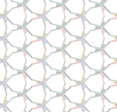 Geometrik süslemeli kusursuz desen. vektör illüstrasyonu