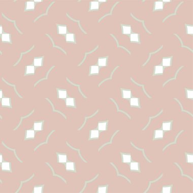 Geometrik süslemeli vektör deseni. Kusursuz tasarım dokusu 