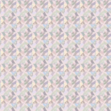 Soyut geometrik şekilli kusursuz desen