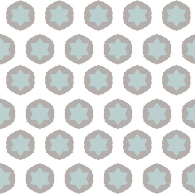 Geometrik yinelenen süs vektör deseni. Pastel tonları olan kusursuz tasarım dokusu