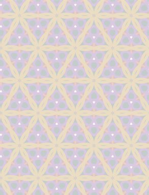 Geometrik süslemeli vektör deseni. Kusursuz tasarım dokusu