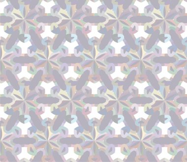 Geometrik süslemeli vektör deseni. Kusursuz tasarım dokusu 