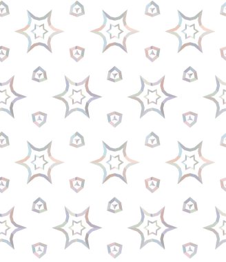 Geometrik süslemeli vektör deseni. Kusursuz tasarım dokusu