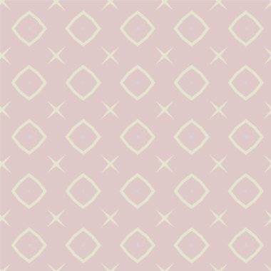 Geometrik yinelenen süs vektör deseni. Pastel tonları olan kusursuz tasarım dokusu