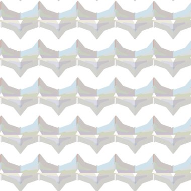 Geometrik süslemeli vektör deseni. Kusursuz tasarım dokusu