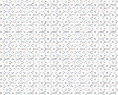 Soyut geometrik şekilli kusursuz desen