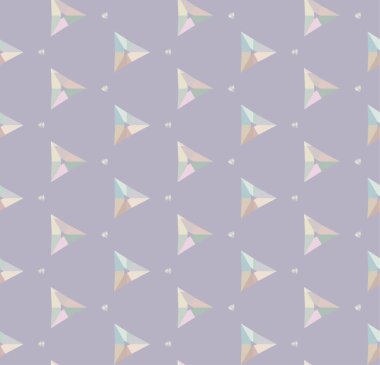 Geometrik süslemeli vektör deseni. Kusursuz tasarım dokusu 